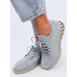 Scarpe sportive a calzino Neam Grey grigio 2