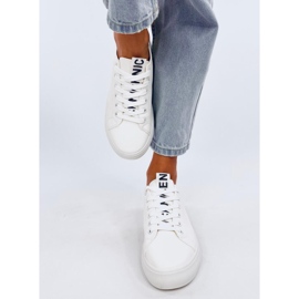 Sneaker Hamps White da donna in pieno fiore bianca 1