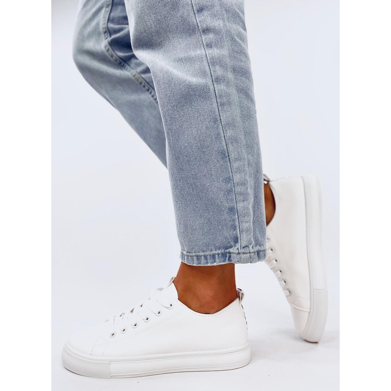 Sneaker Hamps White da donna in pieno fiore bianca 2