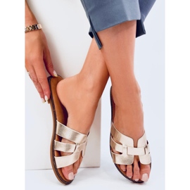 Infradito da donna Charnes Gold d'oro 1