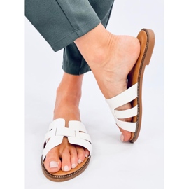 Infradito da donna Charnes White bianca 2