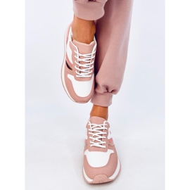 Scarpe da ginnastica Carthy Pink da donna bianca 1