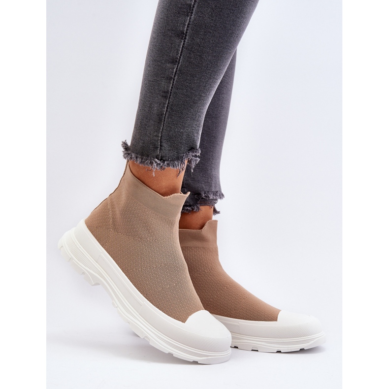 Stivaletti slip-on da donna, Marrone Ilanae 2