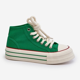 Sneakers Platform da Donna Verde Aineri 2