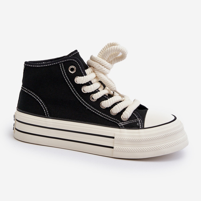 Sneakers Platform da Donna Nere Aineri nero 2