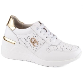 Scarpe con zeppa S.Barski W LR810 OLI249A bianco 1