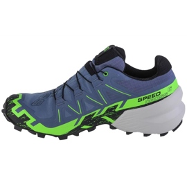 Scarpe da corsa Salomon Speedcross 6 Gtx 473019 blu 1