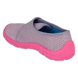 Ragazze befado con velcro 974y528 grigio/rosa 2