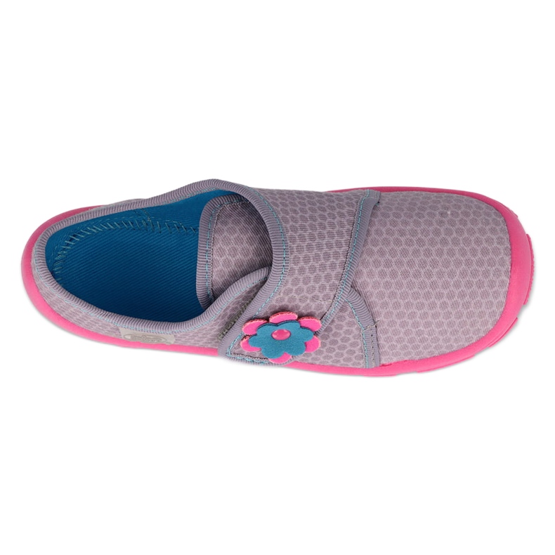 Ragazze befado con velcro 974y528 grigio/rosa 3