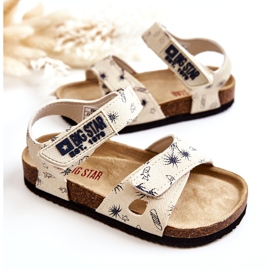 Sandali per bambini Big Star JJ374379 Beige bianca 4
