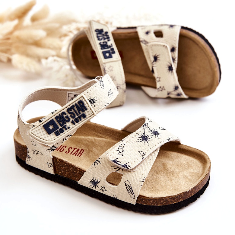 Sandali per bambini Big Star JJ374379 Beige bianco 3