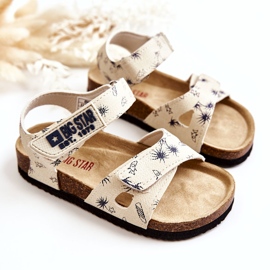 Sandali per bambini Big Star JJ374379 Beige bianca 2