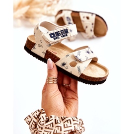 Sandali per bambini Big Star JJ374379 Beige bianca 1