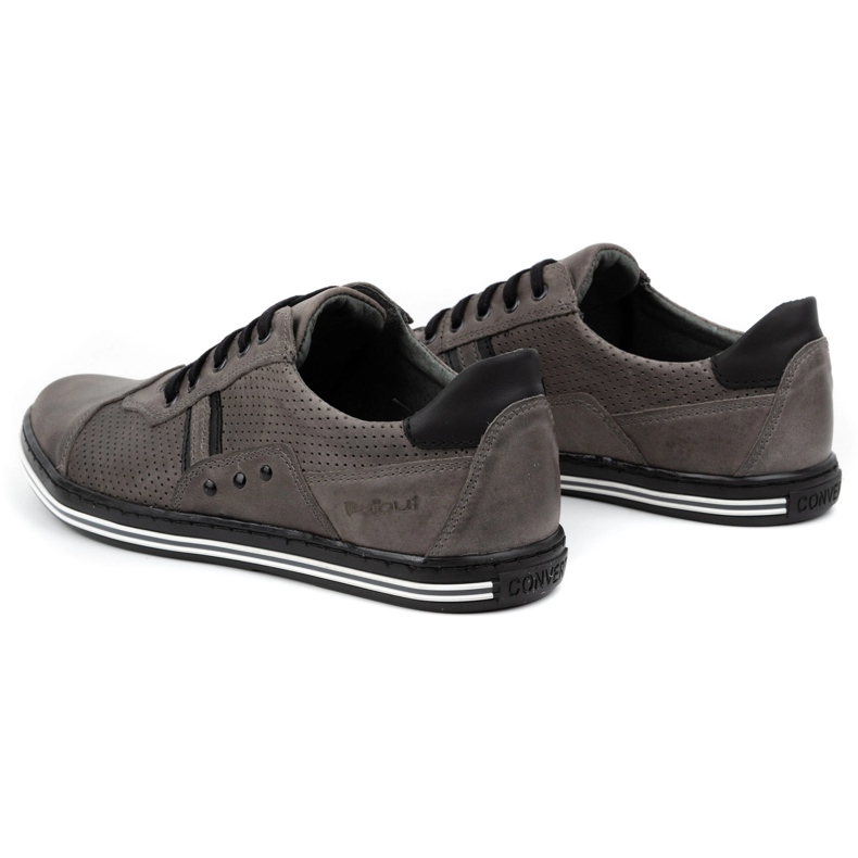 Polbut Scarpe casual da uomo 1801P, grigie grigio 5