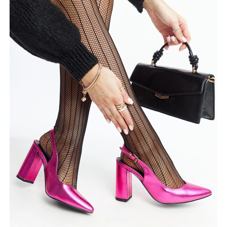 Décolleté Wechsler rosa aperte in punta 1