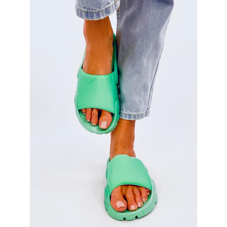 Ciabatte da donna Wind Green verde 1