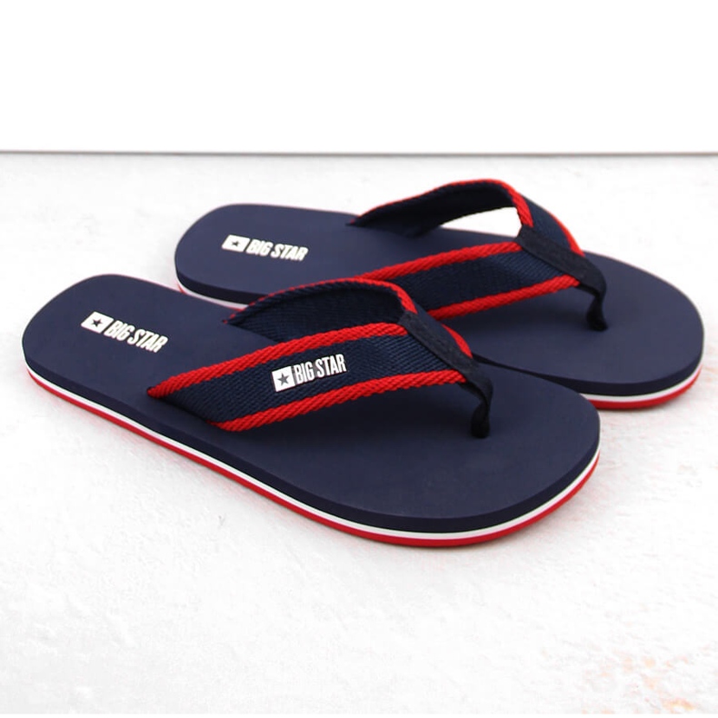 Infradito da uomo blu navy Big Star NN174623 1