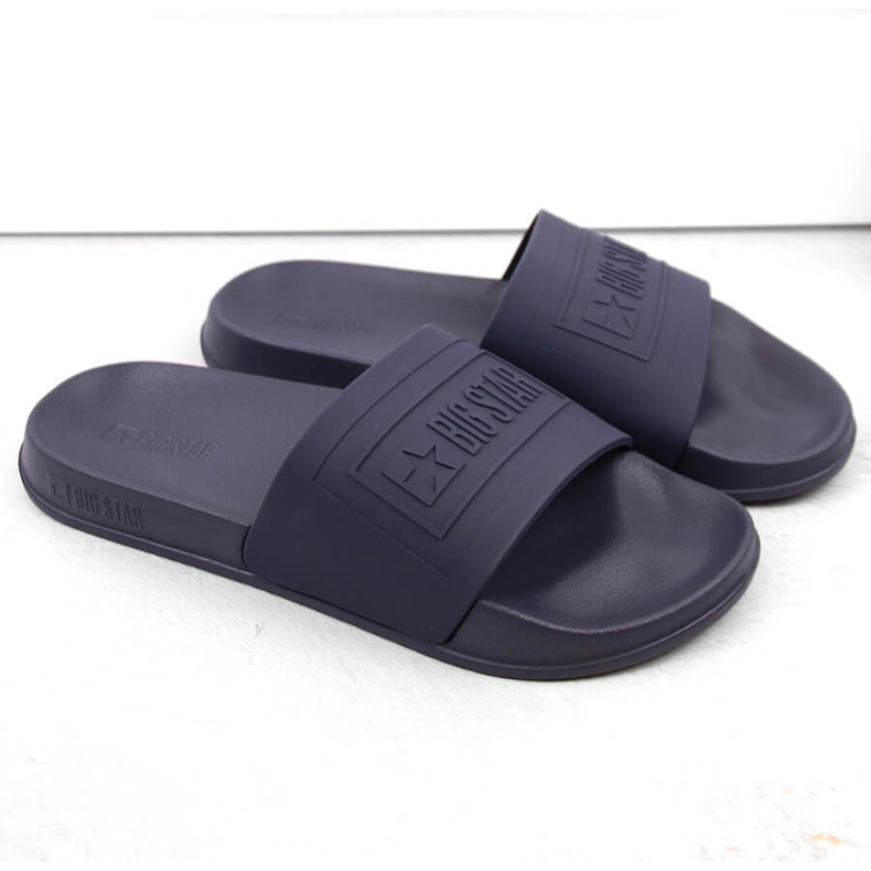 Infradito da piscina da spiaggia da uomo, blu navy Big Star NN174652 1