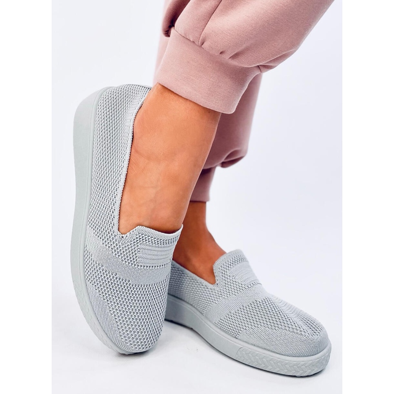 Combe Scarpe da ginnastica a calzino grigie grigio 2
