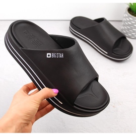 Infradito da donna nere con plateau Big Star NN274A037 nero 1