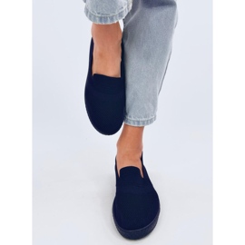 Scarpe da ginnastica a calzino Combe blu scuro 1