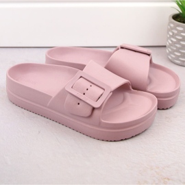 Infradito platform da donna rosa Big Star NN274A663 1