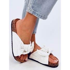 Ciabatte in sughero Moss White bianca 2