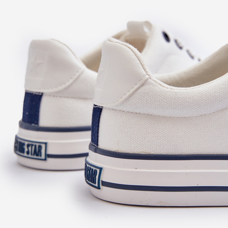 Sneakers Basse da Uomo Big Star NN174004 Bianche bianco 2