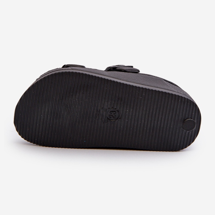 Infradito leggere da bambino con fibbie Big Star NN374536 Nero 1