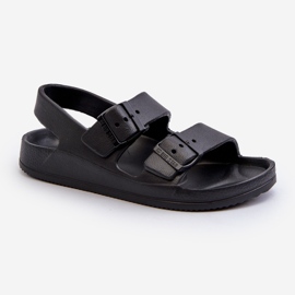 Infradito leggere da bambino con fibbie Big Star NN374541 Nero 2