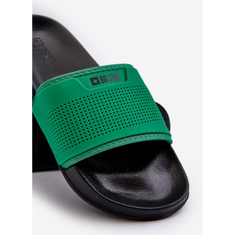 Infradito leggere da uomo Big Star NN174693 Verde 2