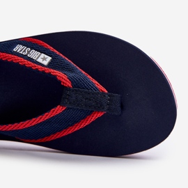 Infradito da uomo Big Star NN174623 Blu navy 1