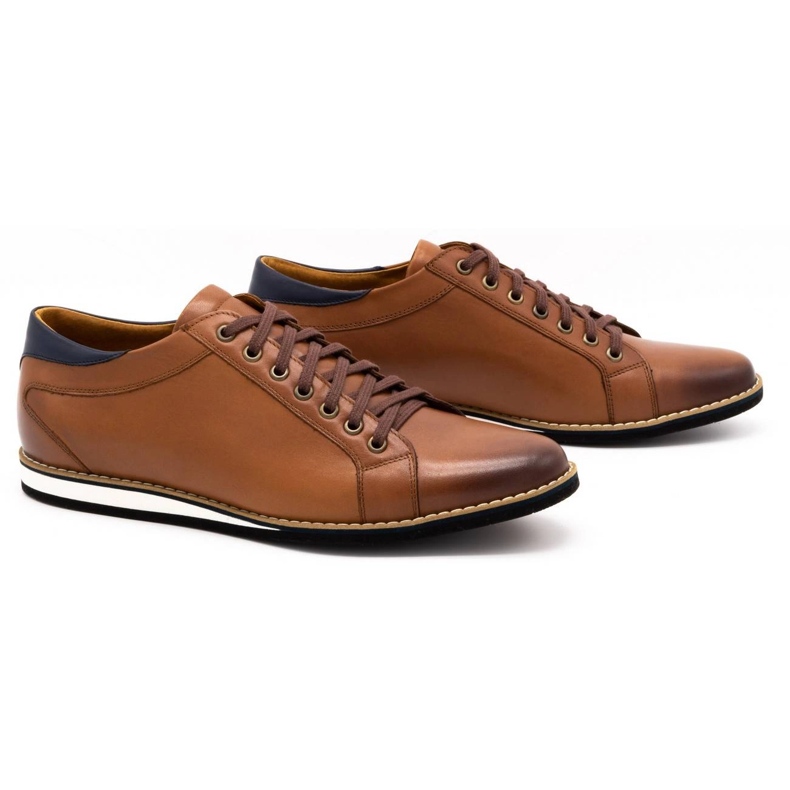 Olivier Scarpe da uomo in pelle 7008KB marrone 2