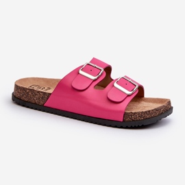 Infradito Da Donna Con Fibbie Fucsia Oliena rosa 2