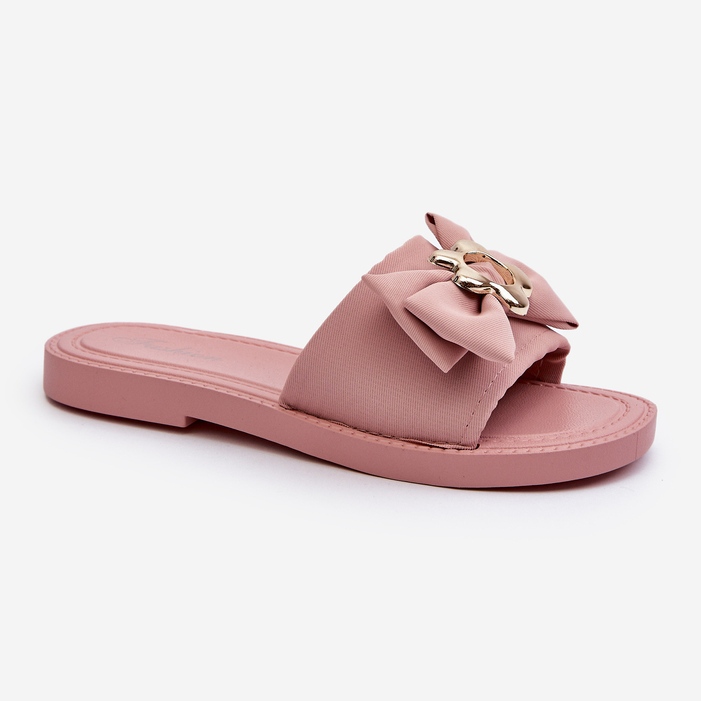 Infradito Da Donna Con Fiocco, Rosa Arsicada 1