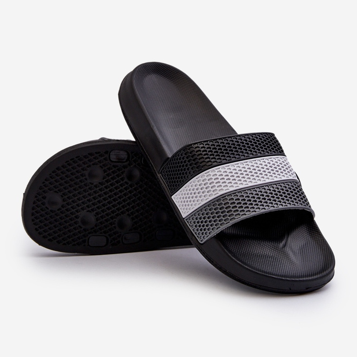 Infradito classiche da uomo con cinturini nere Sylri nero 1