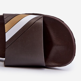 FK1 Infradito marroni classici da uomo leggeri Bemostom marrone 1