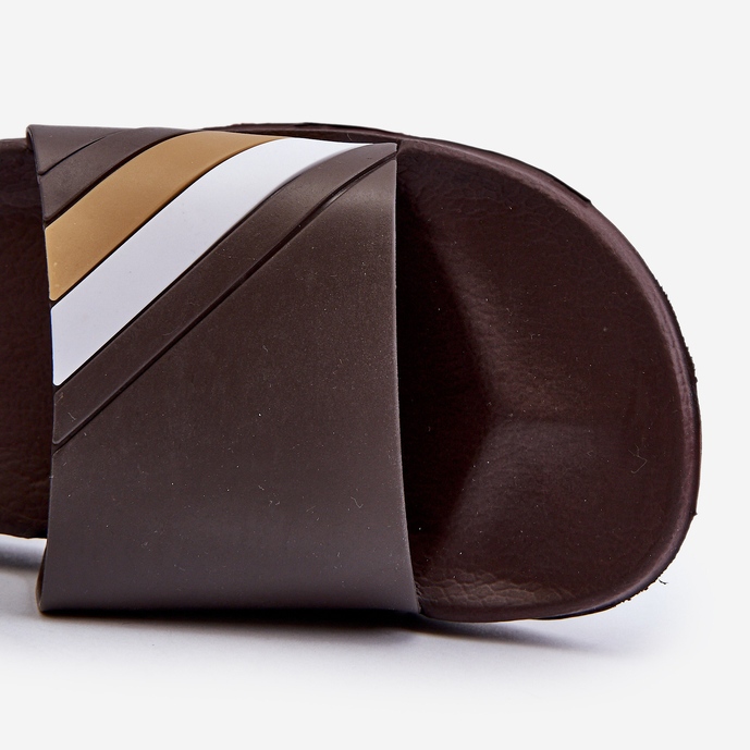 FK1 Infradito marroni classici da uomo leggeri Bemostom marrone 1