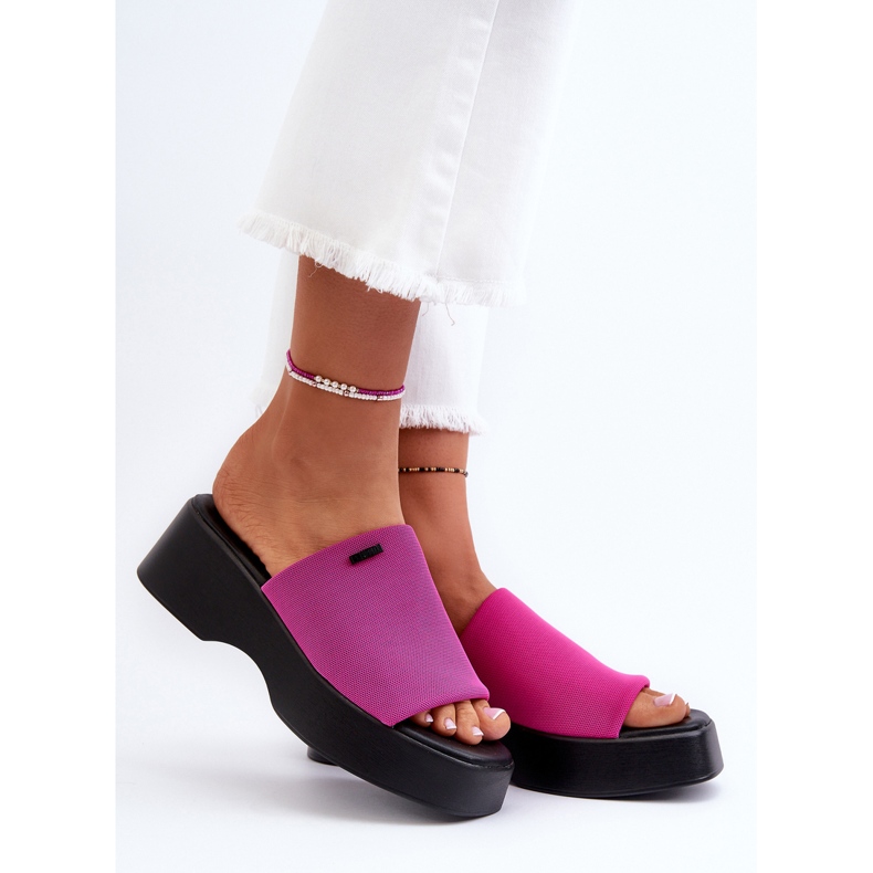 Infradito da donna Big Star NN274026 Fucsia rosa 2
