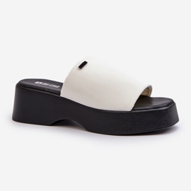 Infradito da donna Big Star NN274022 Bianco 1