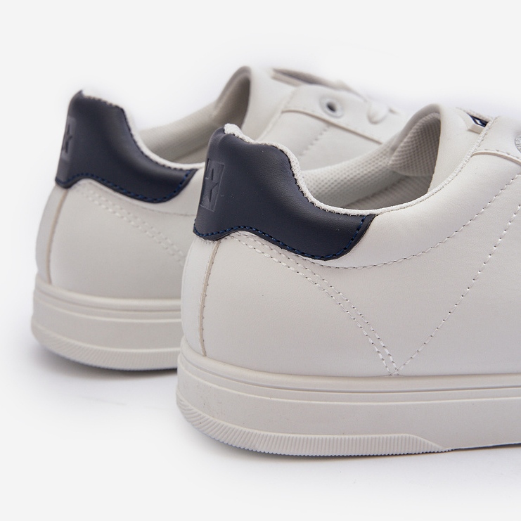 Sneakers Basse da Uomo Eco Pelle Big Star NN174282 Bianco 1