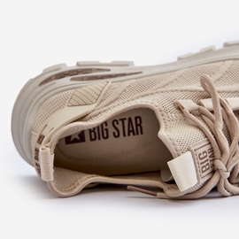 Scarpe da ginnastica da uomo Big Star con sistema HI-POLY NN174469 Beige 2