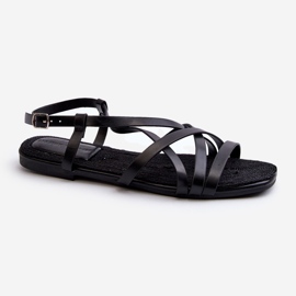 Sandali piatti da donna Big Star NN274011 Neri nero 2