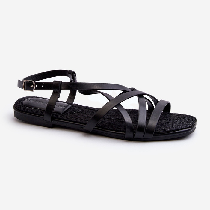 Sandali piatti da donna Big Star NN274011 Neri nero 2