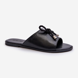 Infradito da donna in ecopelle Big Star NN274066 Nero 1