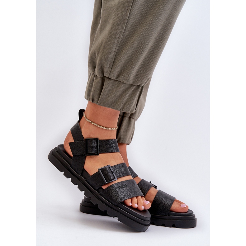 Sandali in ecopelle da donna Big Star NN274065 Neri nero 2