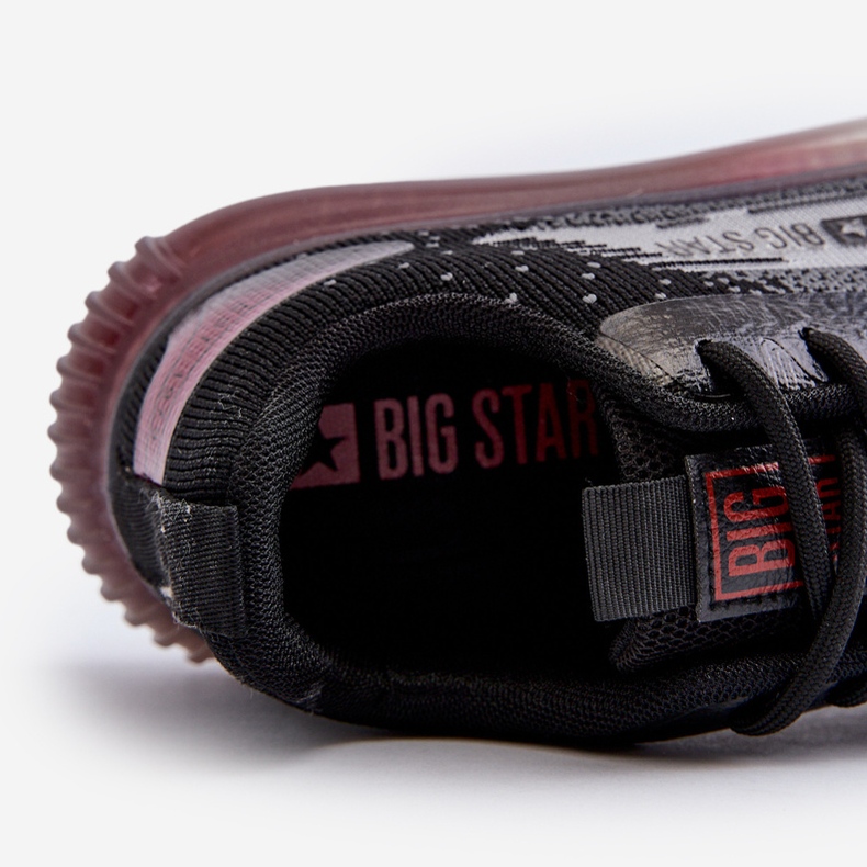 Scarpe sportive da uomo sistema HI-POLY Big Star NN174476 nere grigio 2