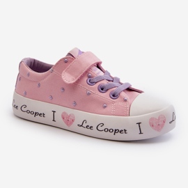 Scarpe da ginnastica da bambina Lee Cooper LCW-24-02-2160 Rosa 1