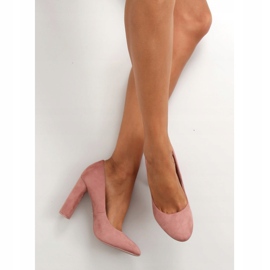Décolleté su palo ovale le027p Rosa 2