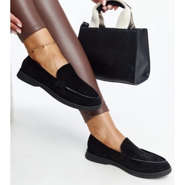 Scarpe Rumay in camoscio nero 1